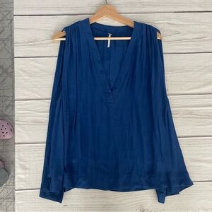 FP Movement by Free People Deep Blue Blouse